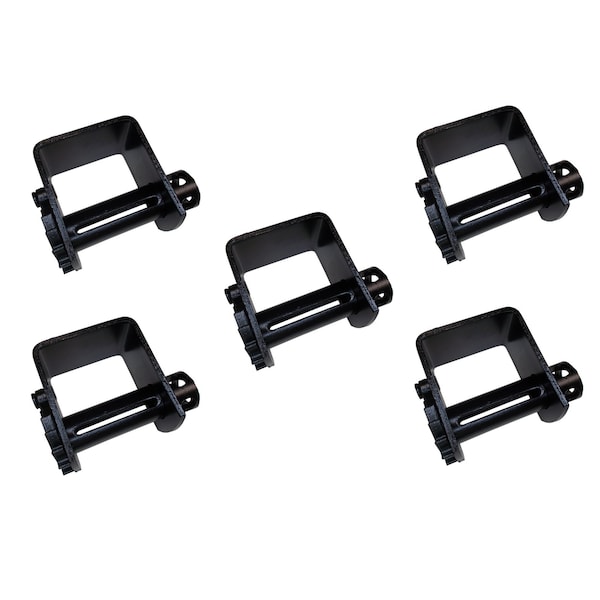 Tie 4 Safe Combination Weld-On Winch Flatbed Trailer Winch for 2" - 4" Winch Strap, 5PK A11805-140-5 - main